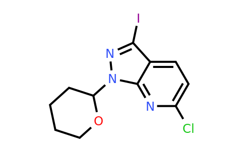 6-Chloro-3-iodo-1-(tetrahydro-2H-pyran-2-yl)-1H-pyrazolo[3,4-b]pyridine