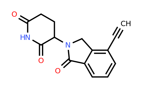 1416990-26-5 | 3-(4-Ethynyl-1-oxoisoindolin-2-yl)piperidine-2,6-dione