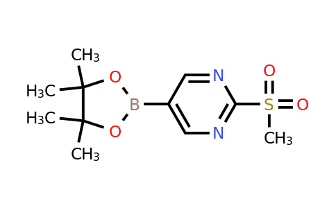 1417628-73-9 | 2-(methylsulfonyl)-5-(4,4,5,5-tetramethyl-1,3,2-dioxaborolan-2-yl)pyrimidine