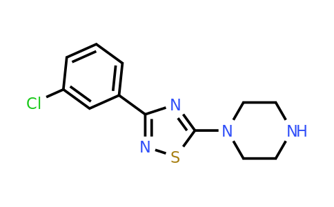 1417825-49-0 | 1-[3-(3-Chlorophenyl)-1,2,4-thiadiazol-5-yl]piperazine