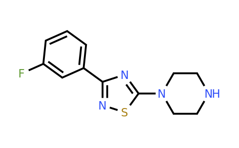 1417825-51-4 | 1-[3-(3-Fluorophenyl)-1,2,4-thiadiazol-5-yl]piperazine