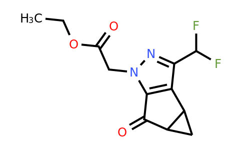 1417983-30-2 | Ethyl 2-(3-(difluoromethyl)-5-oxo-3b,4,4a,5-tetrahydro-1H-cyclopropa[3,4]cyclopenta[1,2-c]pyrazol-1-yl)acetate