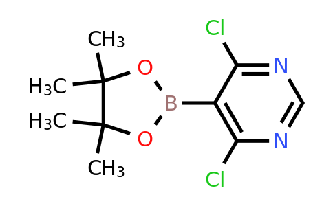 1418127-43-1 | 4,6-Dichloro-5-(4,4,5,5-tetramethyl-1,3,2-dioxaborolan-2-yl)pyrimidine