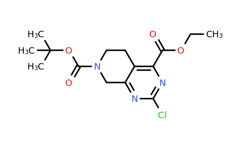 1419101-04-4 | 7-tert-Butyl 4-ethyl 2-chloro-5H,6H,7H,8H-pyrido[3,4-d]pyrimidine-4,7-dicarboxylate
