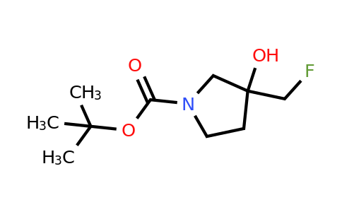 1419101-44-2 | tert-Butyl 3-(fluoromethyl)-3-hydroxypyrrolidine-1-carboxylate
