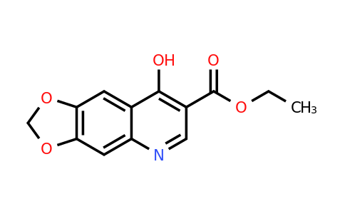 14205-65-3 | Ethyl 8-hydroxy-[1,3]dioxolo[4,5-g]quinoline-7-carboxylate