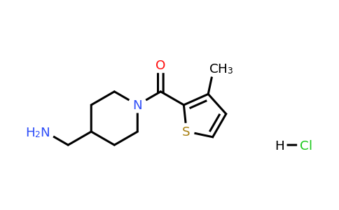 1420888-71-6 | (4-(Aminomethyl)piperidin-1-yl)(3-methylthiophen-2-yl)methanone hydrochloride