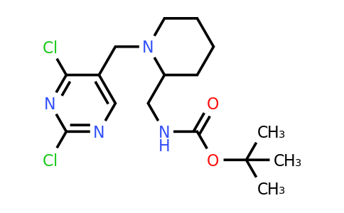 1420899-77-9 | tert-Butyl ((1-((2,4-dichloropyrimidin-5-yl)methyl)piperidin-2-yl)methyl)carbamate