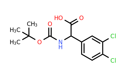 2-((tert-Butoxycarbonyl)amino)-2-(3,4-dichlorophenyl)acetic acid