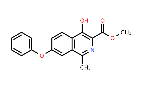 1421312-34-6 | Methyl 4-hydroxy-1-methyl-7-phenoxyisoquinoline-3-carboxylate