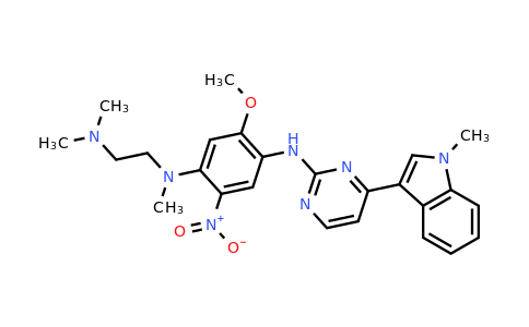 1421372-67-9 | N1-(2-(Dimethylamino)ethyl)-5-methoxy-N1-methyl-N4-(4-(1-methyl-1H-indol-3-yl)pyrimidin-2-yl)-2-nitrobenzene-1,4-diamine