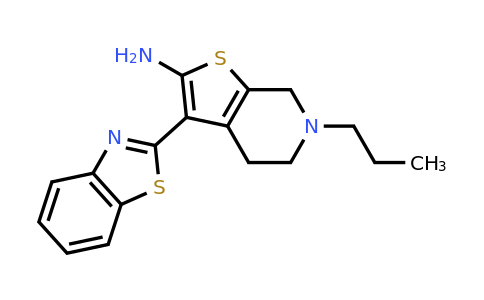 1421456-59-8 | 3-(Benzo[d]thiazol-2-yl)-6-propyl-4,5,6,7-tetrahydrothieno[2,3-c]pyridin-2-amine