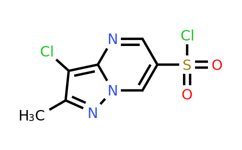 1421602-13-2 | 3-Chloro-2-methylpyrazolo[1,5-a]pyrimidine-6-sulfonyl chloride