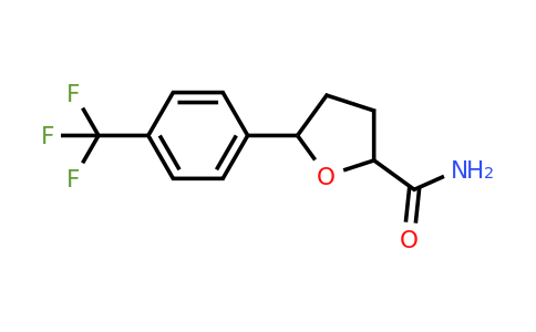 5-(4-(Trifluoromethyl)phenyl)tetrahydrofuran-2-carboxamide