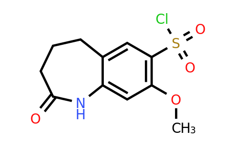 1421603-93-1 | 8-Methoxy-2-oxo-2,3,4,5-tetrahydro-1h-benzo[b]azepine-7-sulfonyl chloride