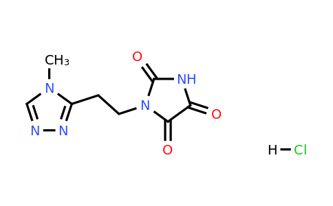 1421604-86-5 | 1-[2-(4-methyl-4h-1,2,4-triazol-3-yl)ethyl]imidazolidine-2,4,5-trione hydrochloride