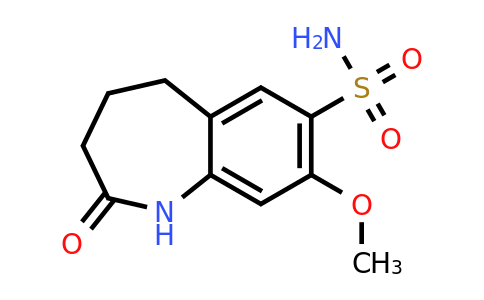 1421605-12-0 | 8-Methoxy-2-oxo-2,3,4,5-tetrahydro-1h-benzo[b]azepine-7-sulfonamide