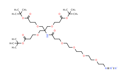1421933-29-0 | Azido-PEG4-Amido-tri-(t-butoxycarbonylethoxymethyl)-methane