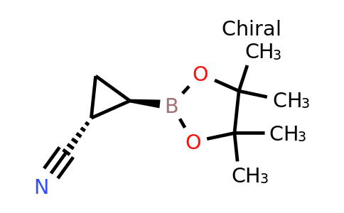 1422541-99-8 | rel-(1R,2R)-2-(4,4,5,5-Tetramethyl-1,3,2-dioxaborolan-2-yl)cyclopropane-1-carbonitrile