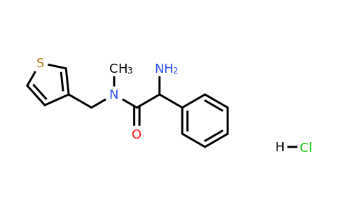 1423024-02-5 | 2-Amino-n-methyl-2-phenyl-n-(thiophen-3-ylmethyl)acetamide hydrochloride