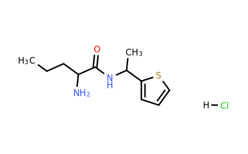 1423024-10-5 | 2-Amino-n-[1-(thiophen-2-yl)ethyl]pentanamide hydrochloride