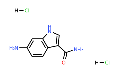 6-Amino-1h-indole-3-carboxamide dihydrochloride