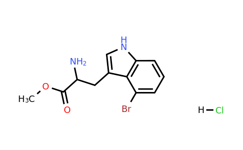 1423024-60-5 | Methyl 2-amino-3-(4-bromo-1h-indol-3-yl)propanoate hydrochloride