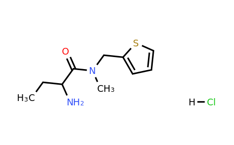 1423025-35-7 | 2-Amino-n-methyl-n-(thiophen-2-ylmethyl)butanamide hydrochloride