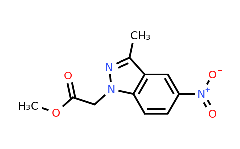 1423027-80-8 | Methyl 2-(3-methyl-5-nitro-1h-indazol-1-yl)acetate