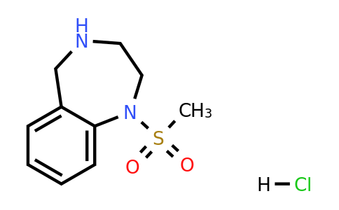 1423031-15-5 | 1-Methanesulfonyl-2,3,4,5-tetrahydro-1h-1,4-benzodiazepine hydrochloride