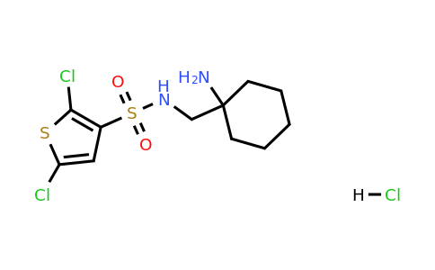 1423031-99-5 | n-[(1-aminocyclohexyl)methyl]-2,5-dichlorothiophene-3-sulfonamide hydrochloride
