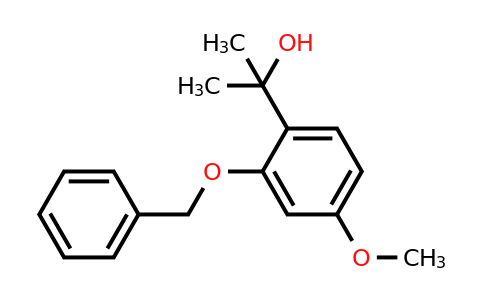 1423032-65-8 | 2-[2-(benzyloxy)-4-methoxyphenyl]propan-2-ol