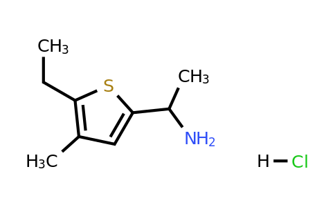 1423032-97-6 | 1-(5-Ethyl-4-methylthiophen-2-yl)ethan-1-amine hydrochloride
