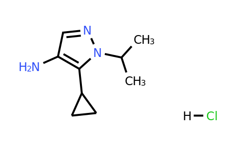 5-Cyclopropyl-1-(propan-2-yl)-1h-pyrazol-4-amine hydrochloride