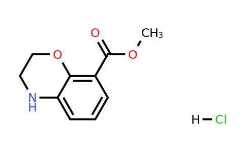 1423033-34-4 | Methyl 3,4-dihydro-2h-1,4-benzoxazine-8-carboxylate hydrochloride