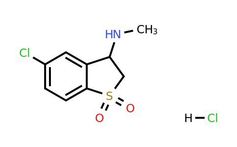 1423034-47-2 | 5-Chloro-3-(methylamino)-2,3-dihydro-1lambda6-benzothiophene-1,1-dione hydrochloride