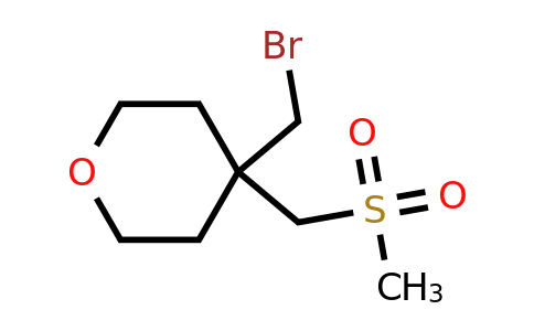 4-(Bromomethyl)-4-(methanesulfonylmethyl)oxane