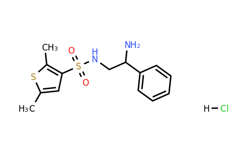 1423034-67-6 | n-(2-Amino-2-phenylethyl)-2,5-dimethylthiophene-3-sulfonamide hydrochloride
