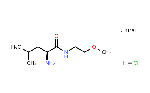 1423040-71-4 | (2s)-2-Amino-n-(2-methoxyethyl)-4-methylpentanamide hydrochloride