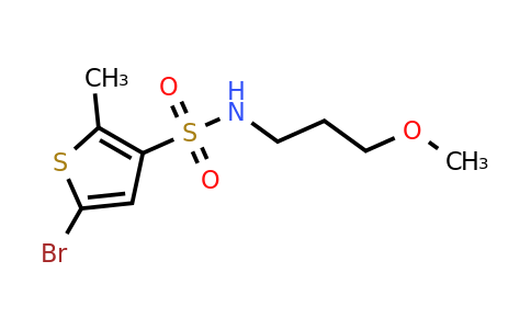 1423677-27-3 | 5-Bromo-n-(3-methoxypropyl)-2-methylthiophene-3-sulfonamide