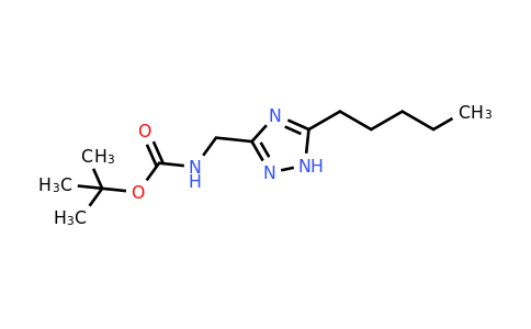 tert-Butyl ((5-pentyl-1H-1,2,4-triazol-3-yl)methyl)carbamate