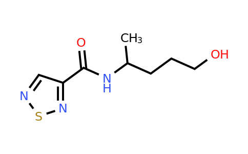 1424400-27-0 | n-(5-Hydroxypentan-2-yl)-1,2,5-thiadiazole-3-carboxamide
