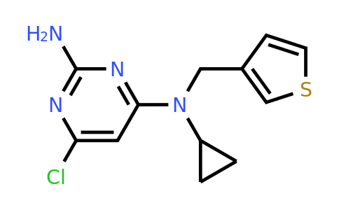 1424605-11-7 | 6-Chloro-n4-cyclopropyl-n4-(thiophen-3-ylmethyl)pyrimidine-2,4-diamine
