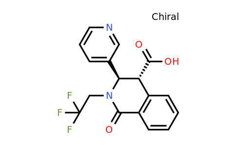 1424799-69-8 | Rel-(3R,4R)-1,2,3,4-Tetrahydro-1-oxo-3-(3-pyridinyl)-2-(2,2,2-trifluoroethyl)-4-isoquinolinecarboxylic acid