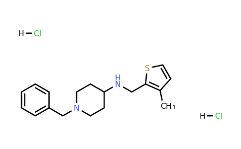 1426142-91-7 | 1-Benzyl-N-[(3-methylthiophen-2-yl)methyl]piperidin-4-amine dihydrochloride