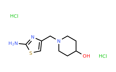 1426290-49-4 | 1-[(2-Amino-1,3-thiazol-4-yl)methyl]piperidin-4-ol dihydrochloride
