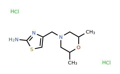 1426291-10-2 | 4-[(2,6-Dimethylmorpholin-4-yl)methyl]-1,3-thiazol-2-amine dihydrochloride
