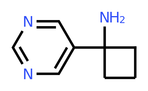 1427020-24-3 | 1-(Pyrimidin-5-yl)cyclobutan-1-amine