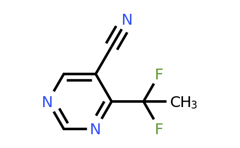 1427195-16-1 | 4-(1,1-Difluoroethyl)pyrimidine-5-carbonitrile