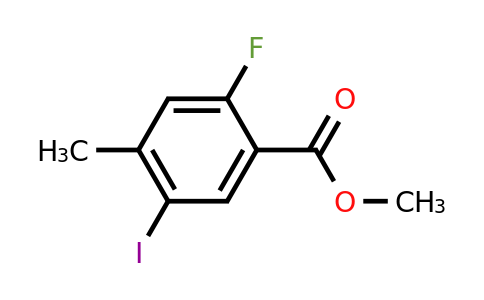 1427195-21-8 | Methyl 2-fluoro-5-iodo-4-methylbenzoate
